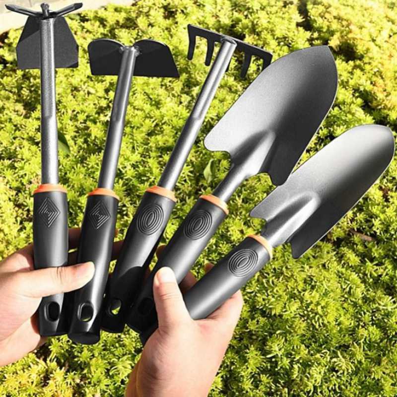 Garden Tools: 5-Piece Household Shovel Set for Planting
