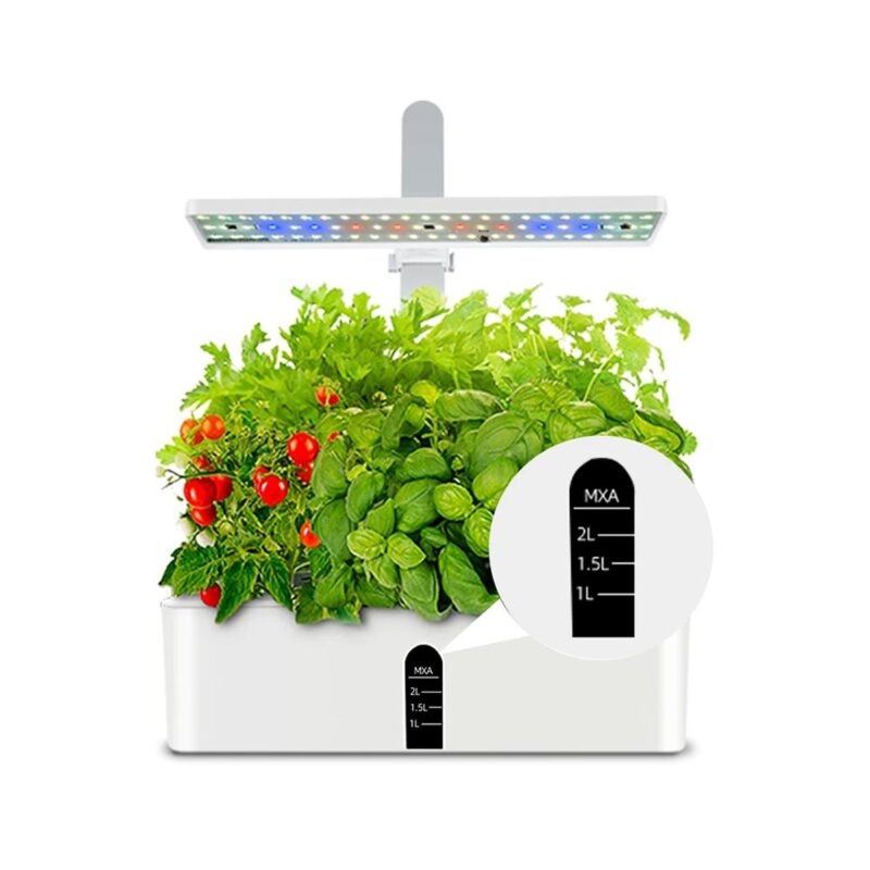 indoor hydro garden: smart timer & led hydroponics kit