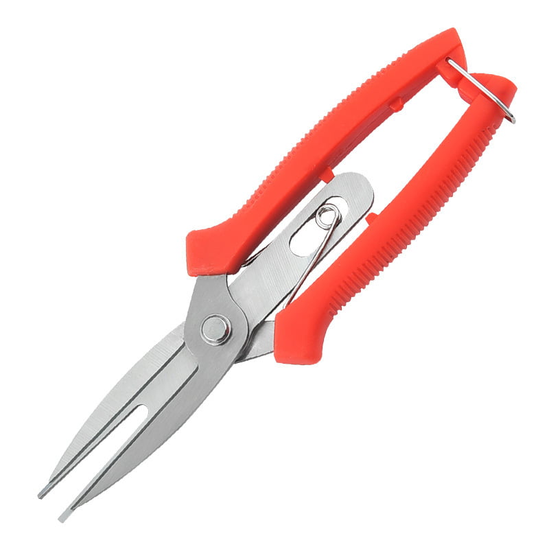 pruning shears: stainless double-headed for flowers & fruits