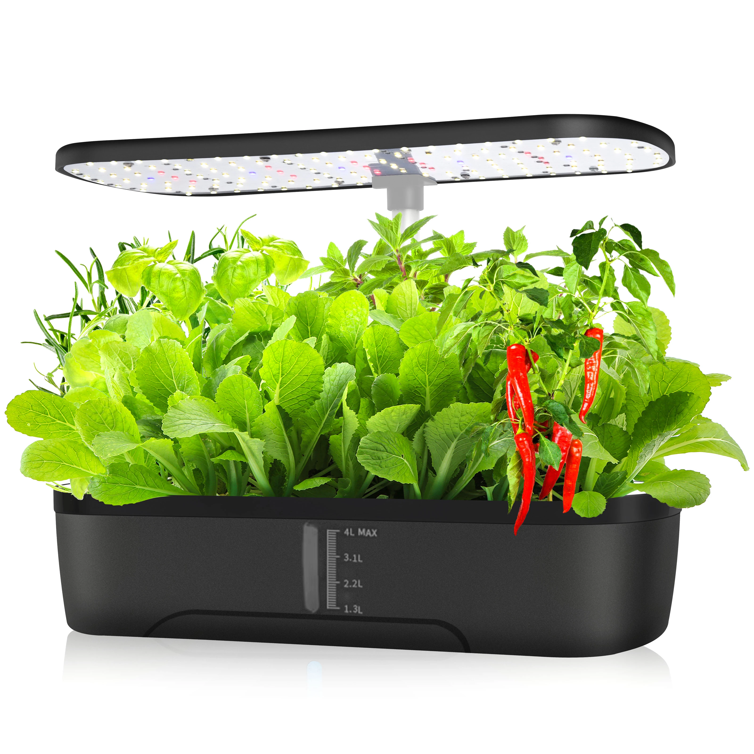 what is the best soil for an indoor vegetable garden? | indoor veggie garden: 20w led smart herb pod system