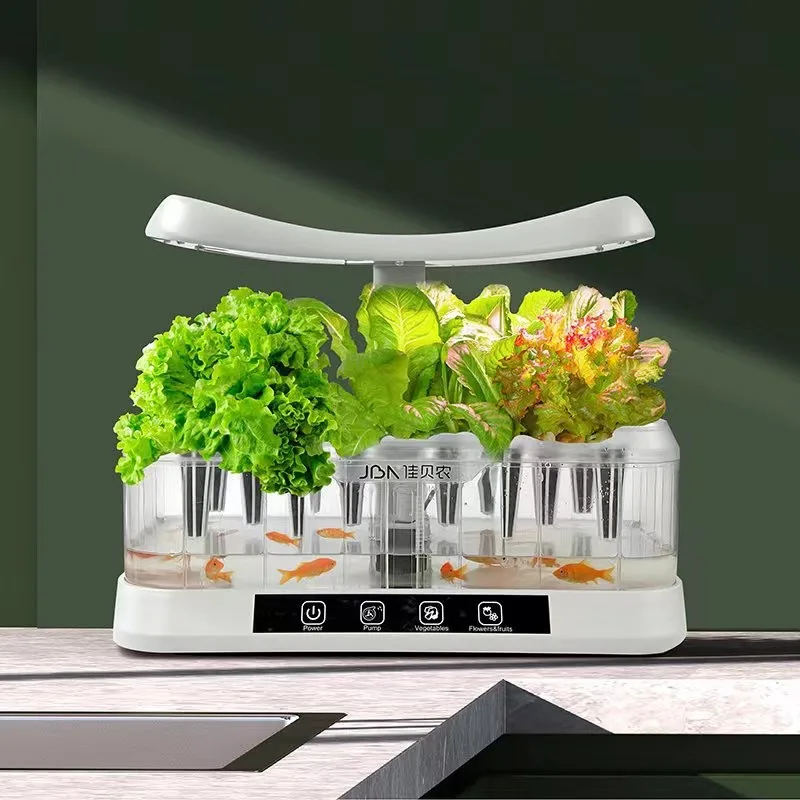 indoor pepper and herbs garden: smart hydroponic pod kit