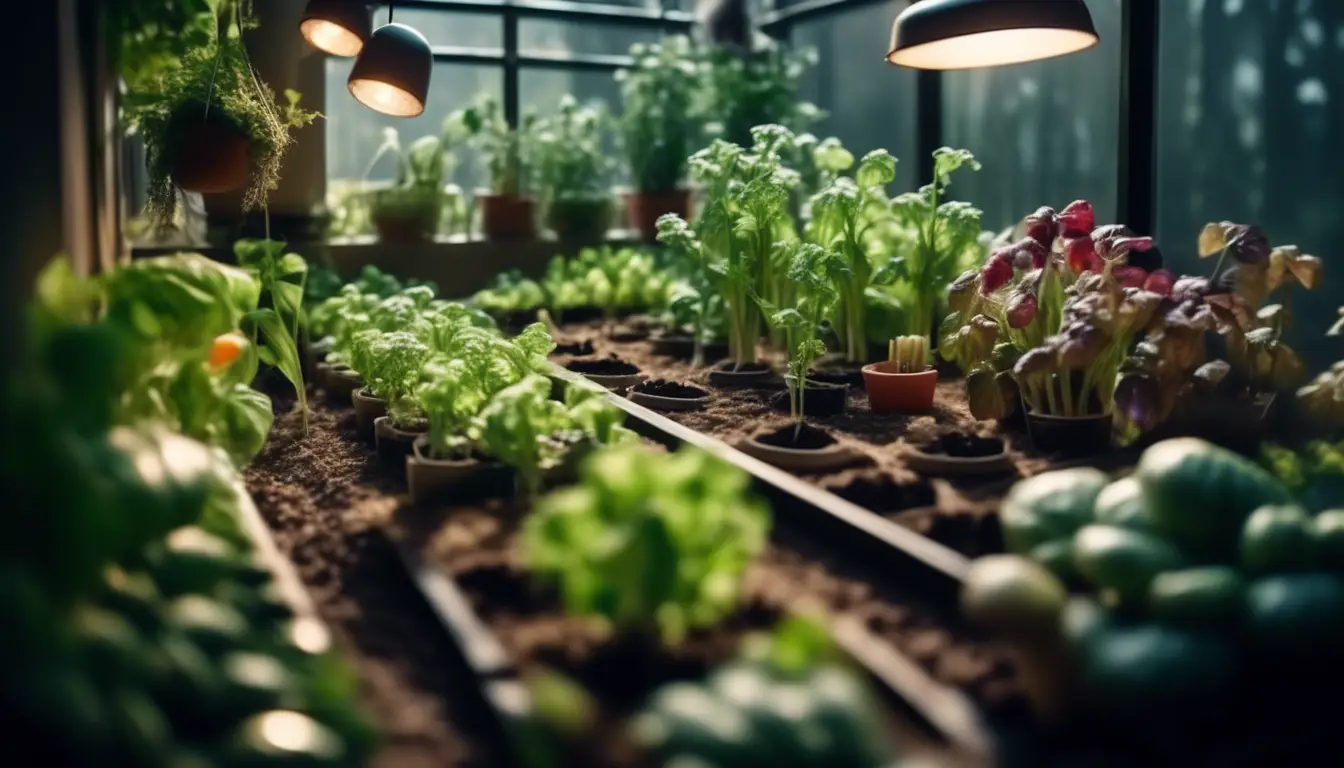 how do you overcome space constraints in a small space indoor vegetable garden