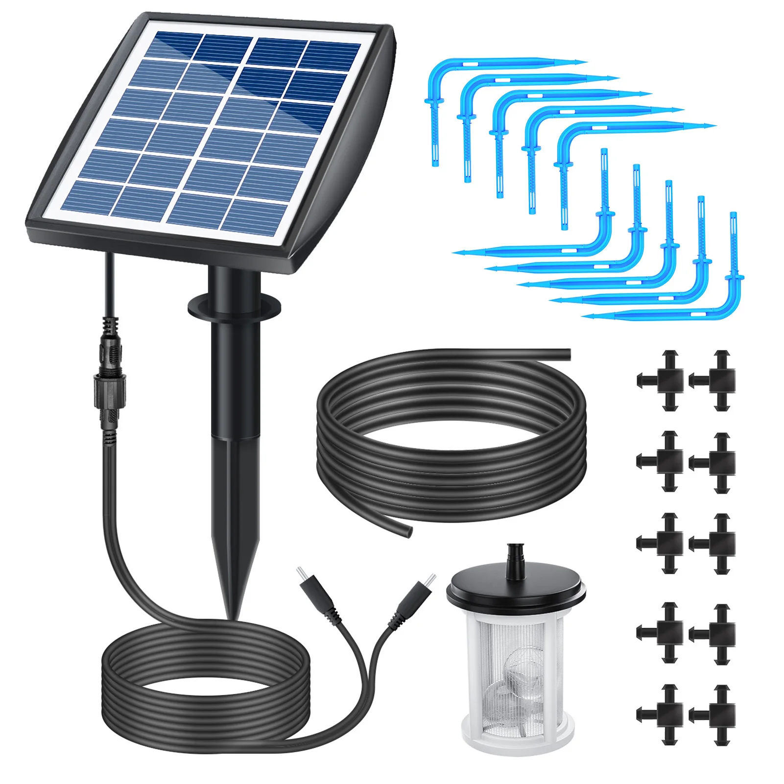 solar powered automatic irrigation kit with water sensor