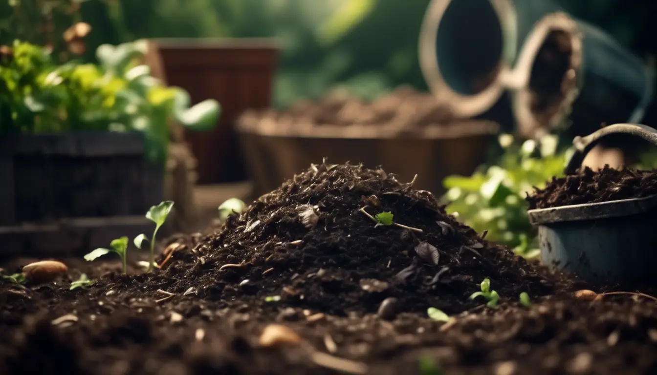 organic compost to enrich your garden soil naturally