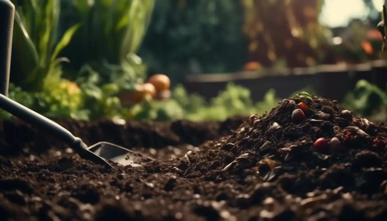 how can you effectively make organic compost to improve your garden soil?