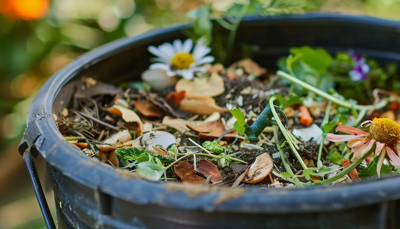 prevent odors and pests in my compost bin