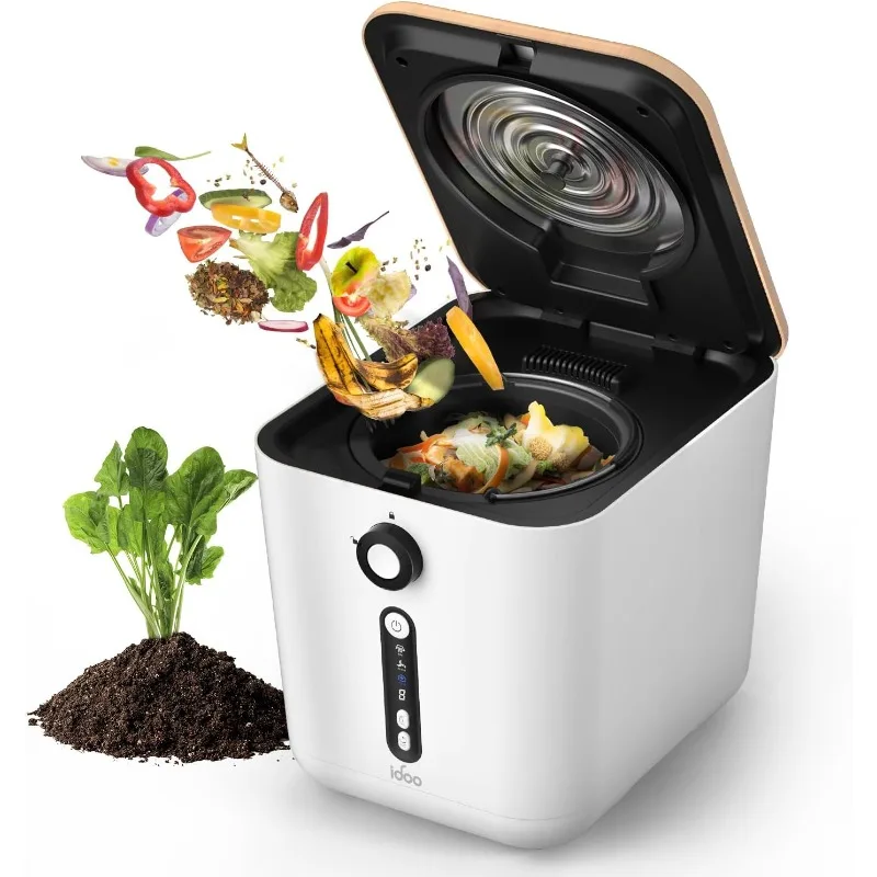 electric compost bin | kitchen composter: idoo 3l smart electric auto compost