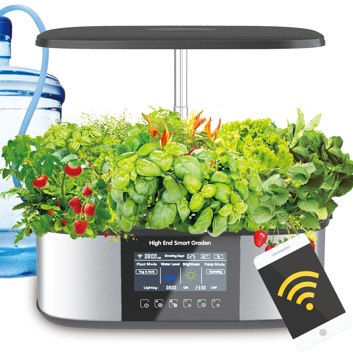 smart hydroponic wifi led system