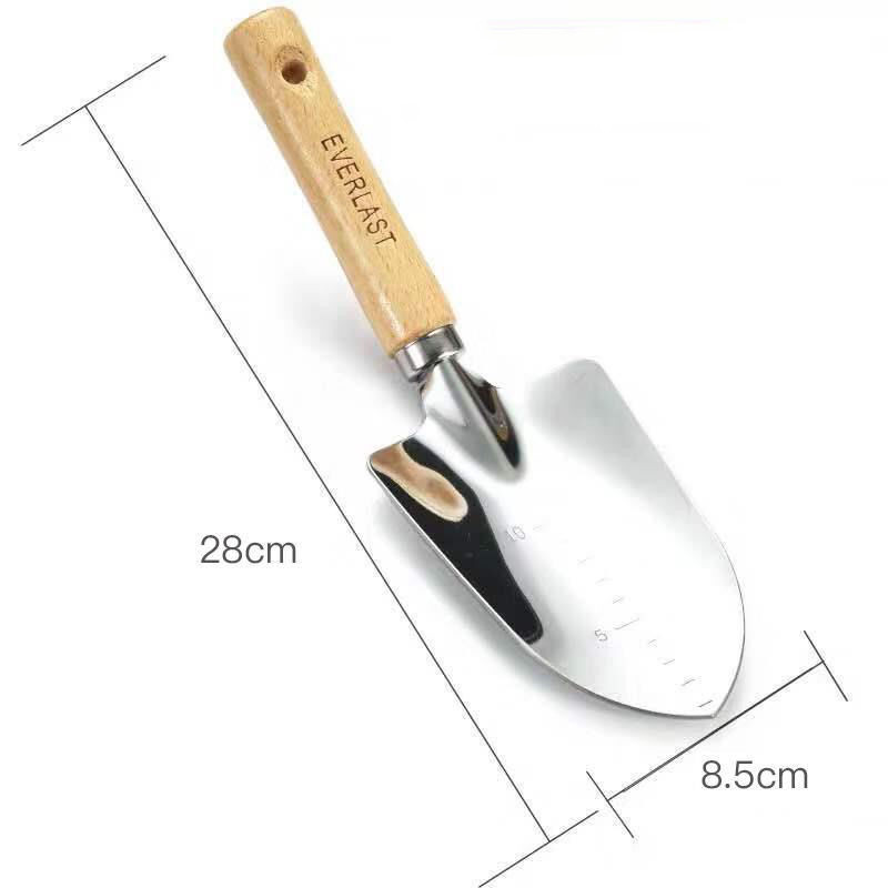 Garden Tools Set: Rake, Spade, Shovel - 3 Pieces Kit 5