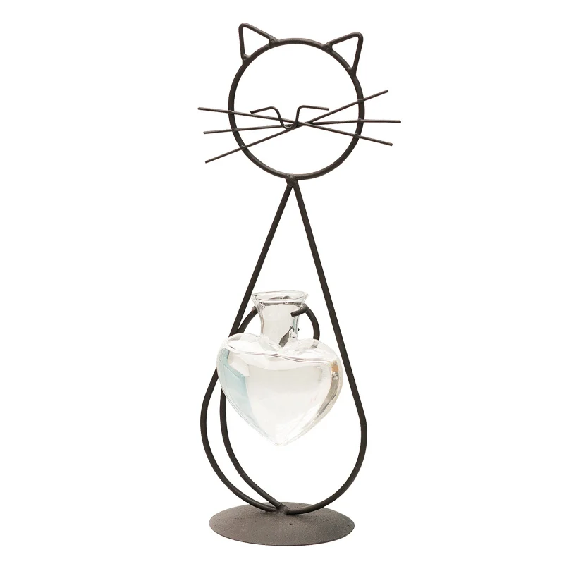 1546254754068.Webp simple cat iron flower hydroponic vase