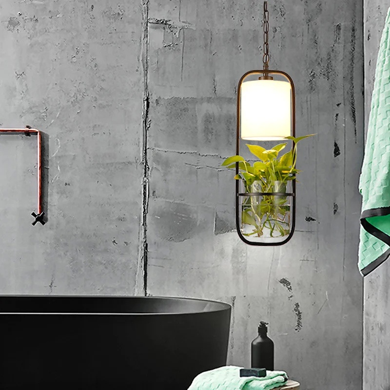 24F1C82A-Dc20-47Af-B768-185Be6672A75.Webp creative cloth cover wrought iron hydroponic chandelier
