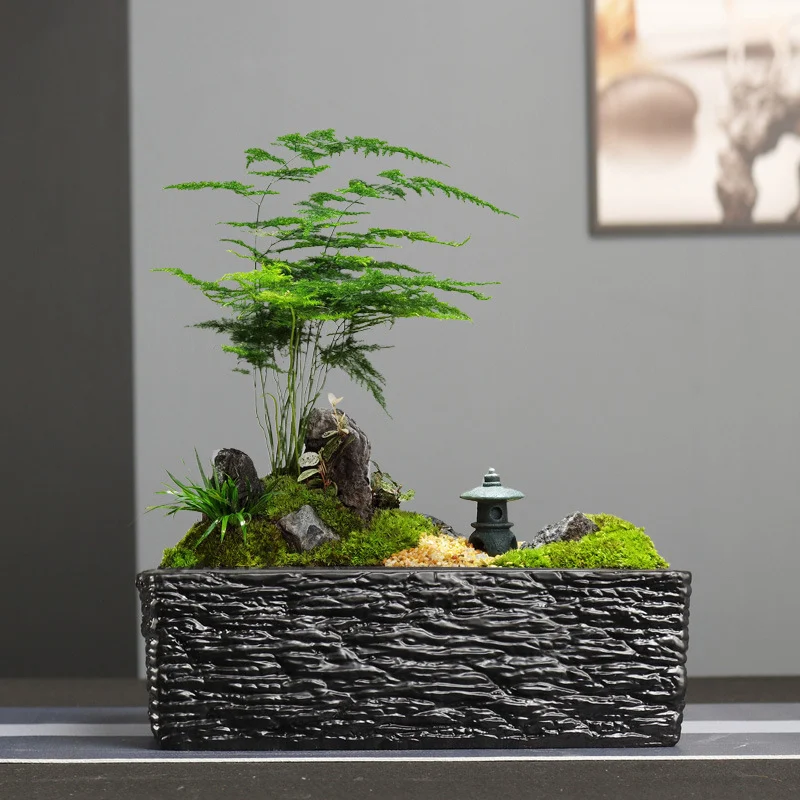 2943399C-5A0F-44A5-Bbe2-89B866B13E17.Webp simple rectangular stoneware hydroponic flowerpot