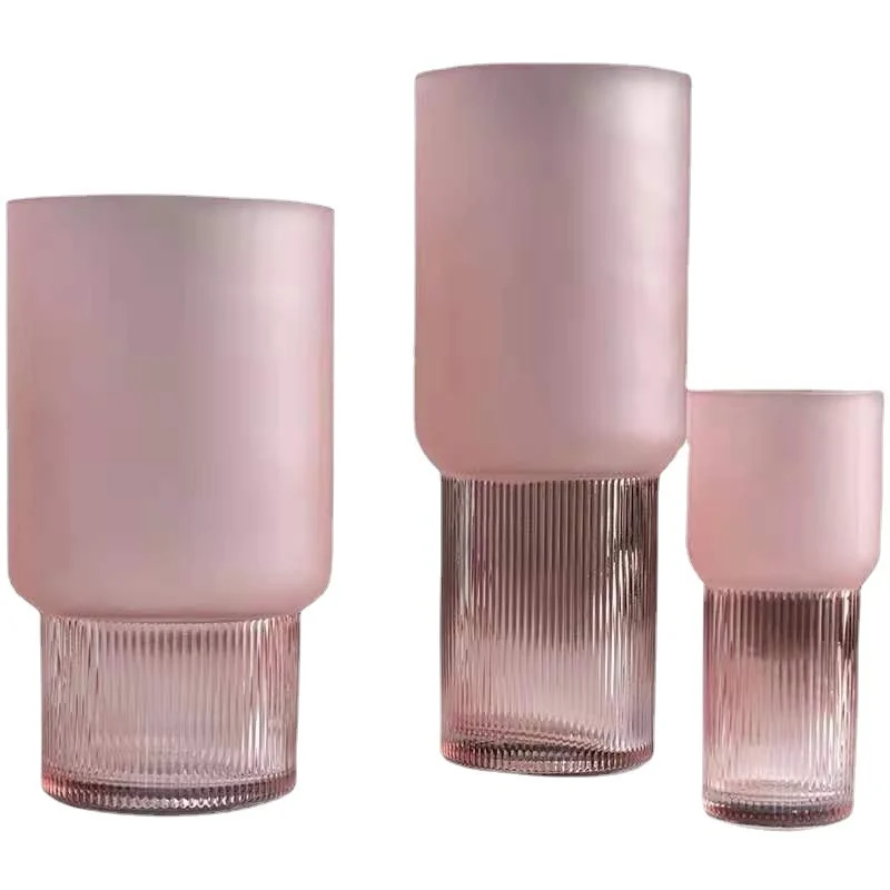 creative  glass vase decoration transparent hydroponic vase