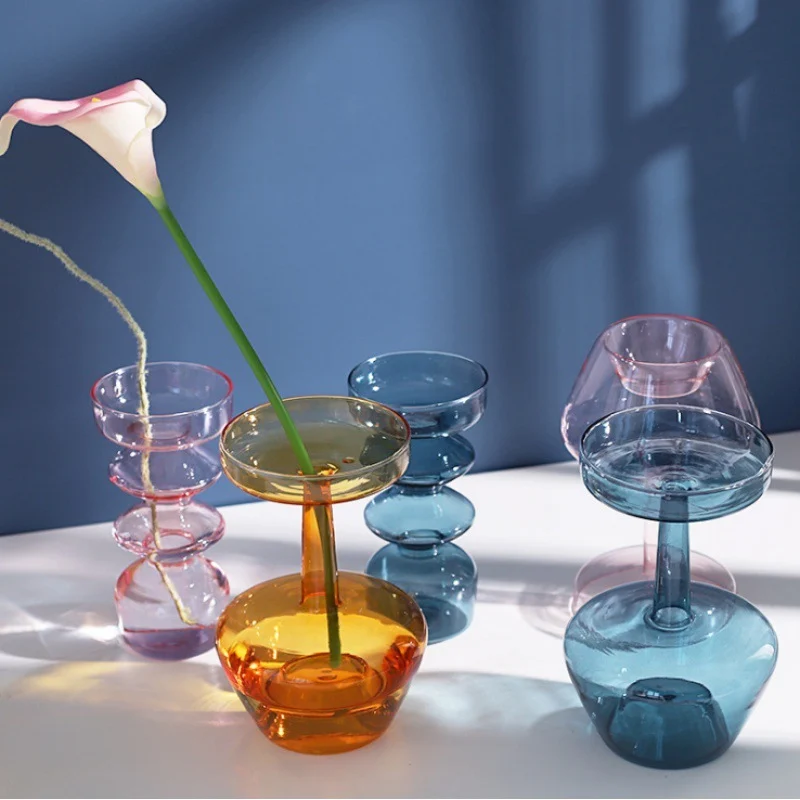 hydroponic transparent glass vase decoration