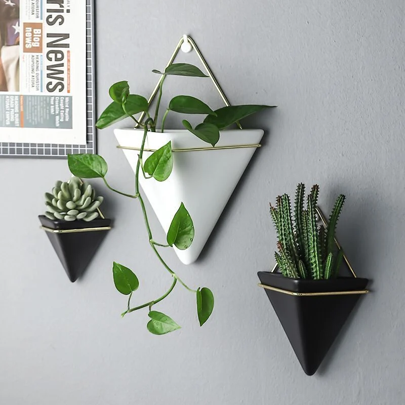 simple hanging creative hydroponic flowerpot without perforation