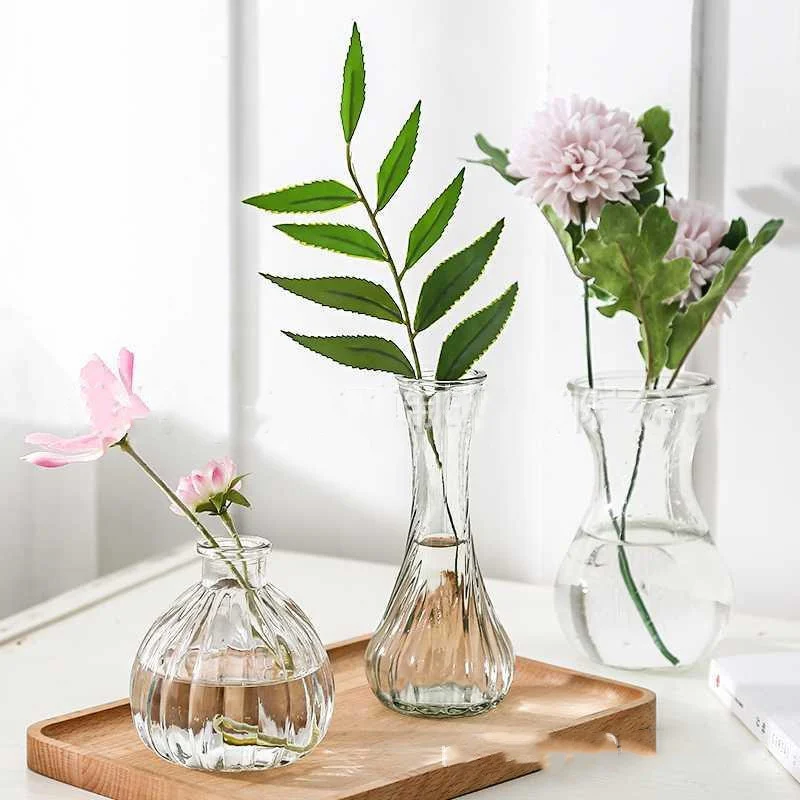 hydroponic creative glass vase daffodil plant hydroponic container