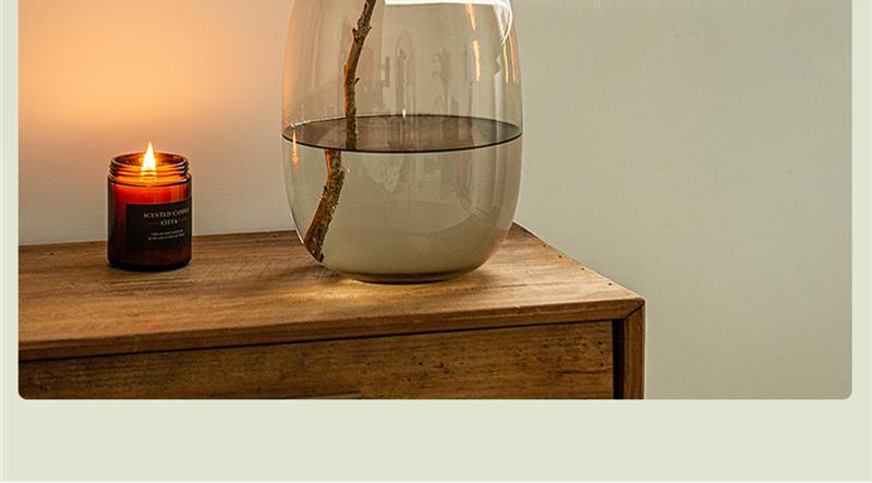 Flower Arrangement Glass Transparent Hydroponic Vase Decoration 12