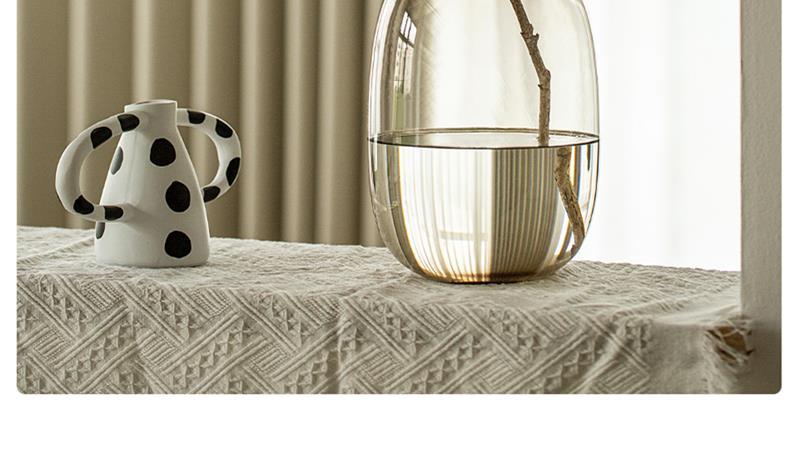 Flower Arrangement Glass Transparent Hydroponic Vase Decoration 8