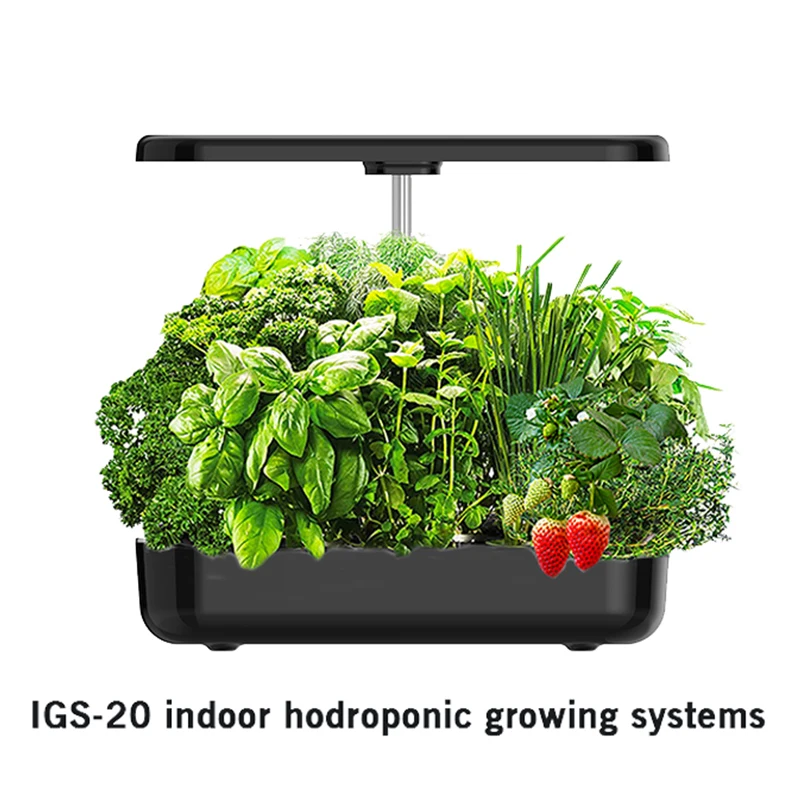 Hydroponics Growing System 12 Pods Indoor Herb Garden Starter Kit With Led Grow Light Smart Germination Kit Garden Planter 2