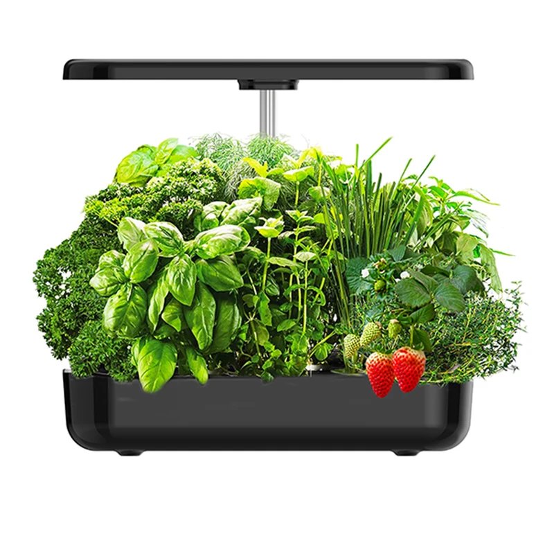 Hydroponics Growing System 12 Pods Indoor Herb Garden Starter Kit With Led Grow Light Smart Germination Kit Garden Planter 7