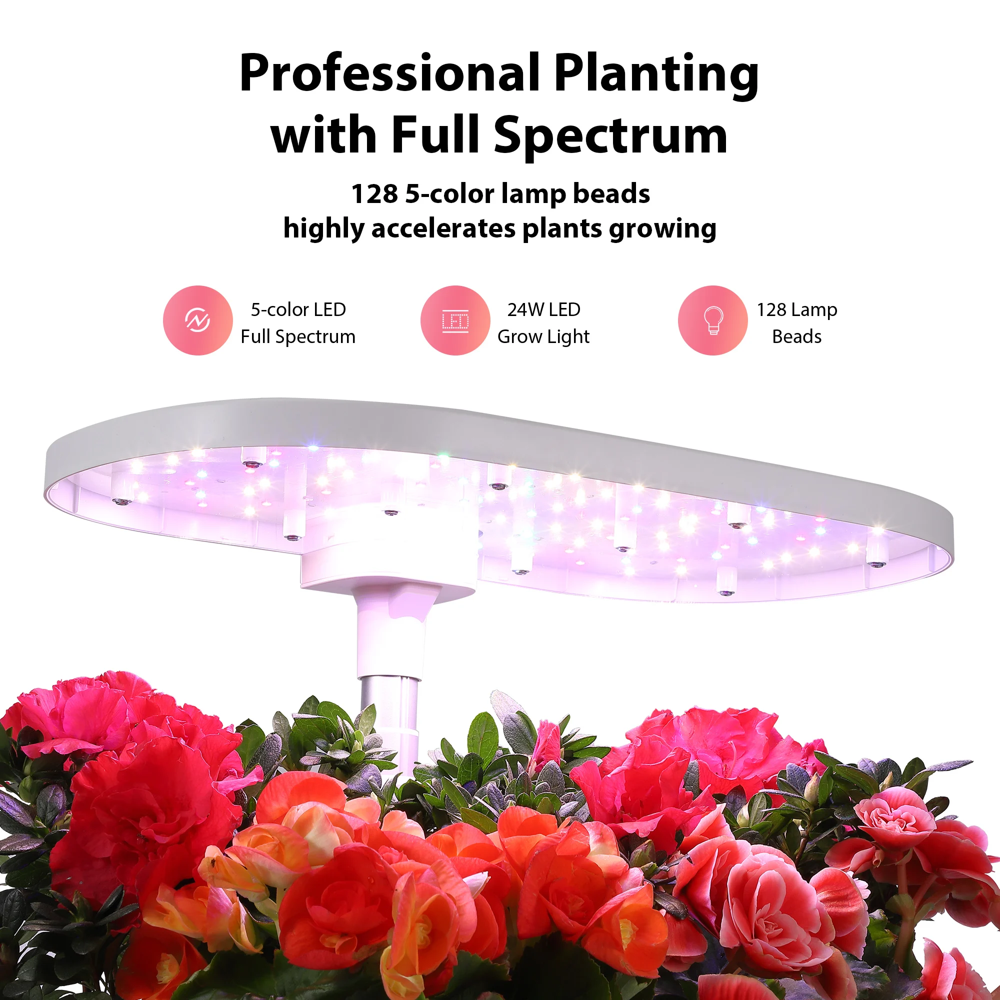 Hydroponics Growing System - 12 Pods Indoor Garden Kit With Led Lights 5