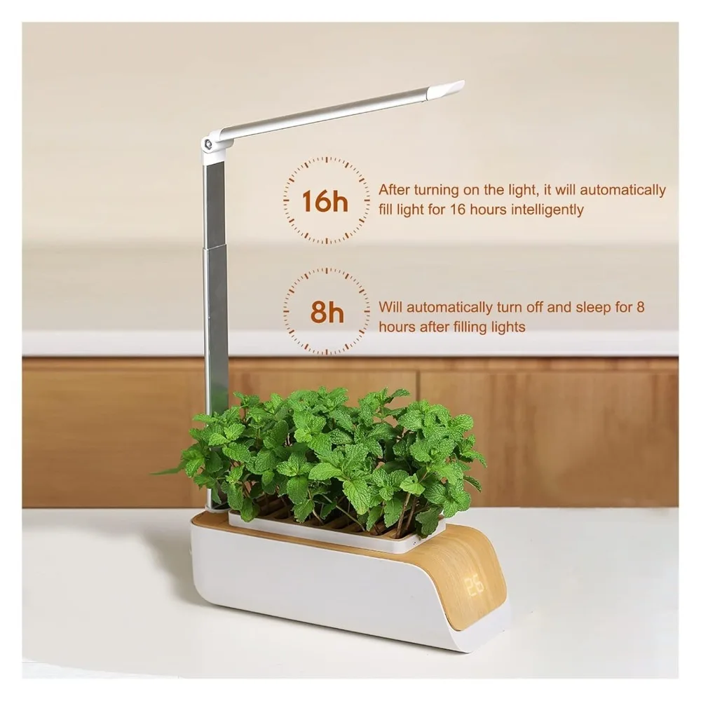 Hydroponics Growing System - Intelligent Full Spectrum Grow Light Soilless Cultivation Indoor Garden Planter Gro 5