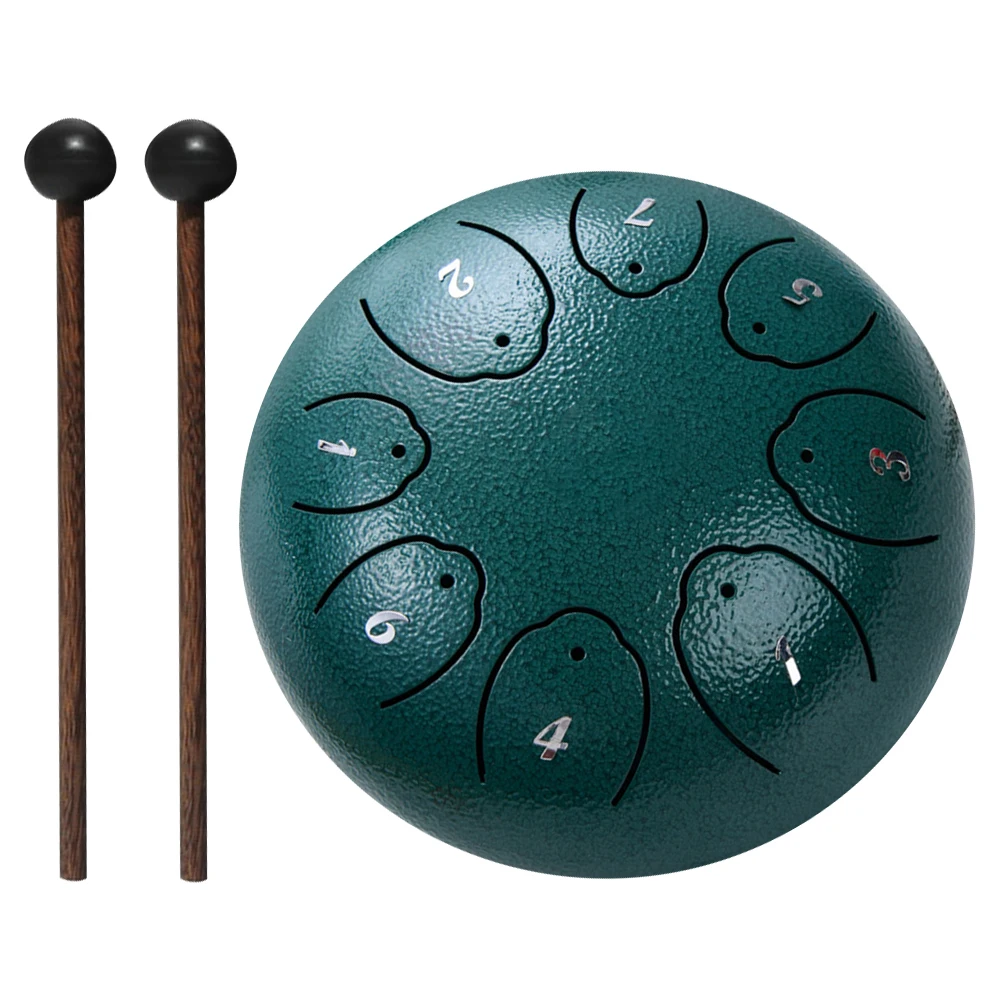 Rain Drum 6 Inch 8 Notes Steel Tongue With Carry Bag Drum Mallets Music Book Percussion For Yoga Meditation 3