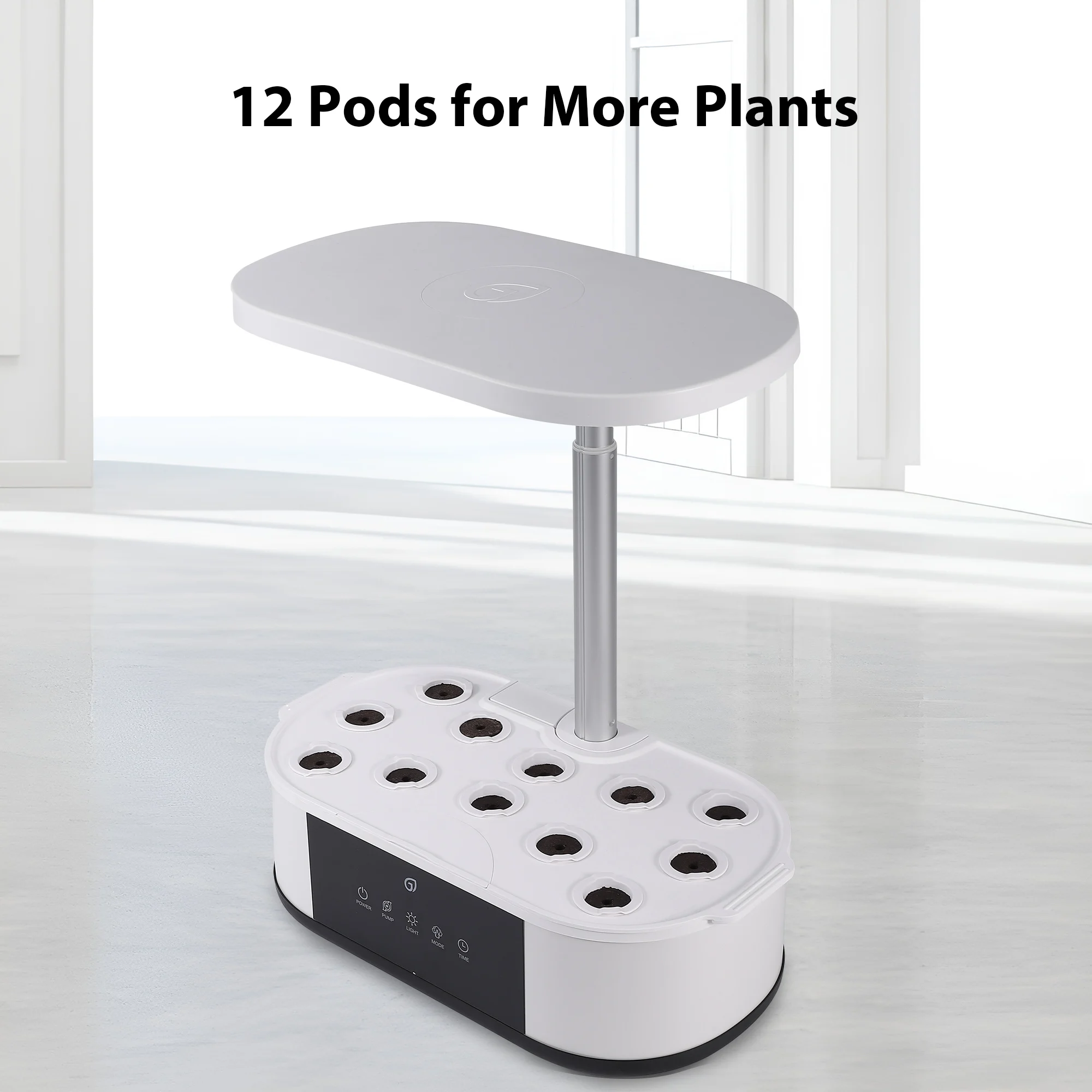Hydroponics Growing System - 12 Pods Indoor Garden Kit With Led Lights 2