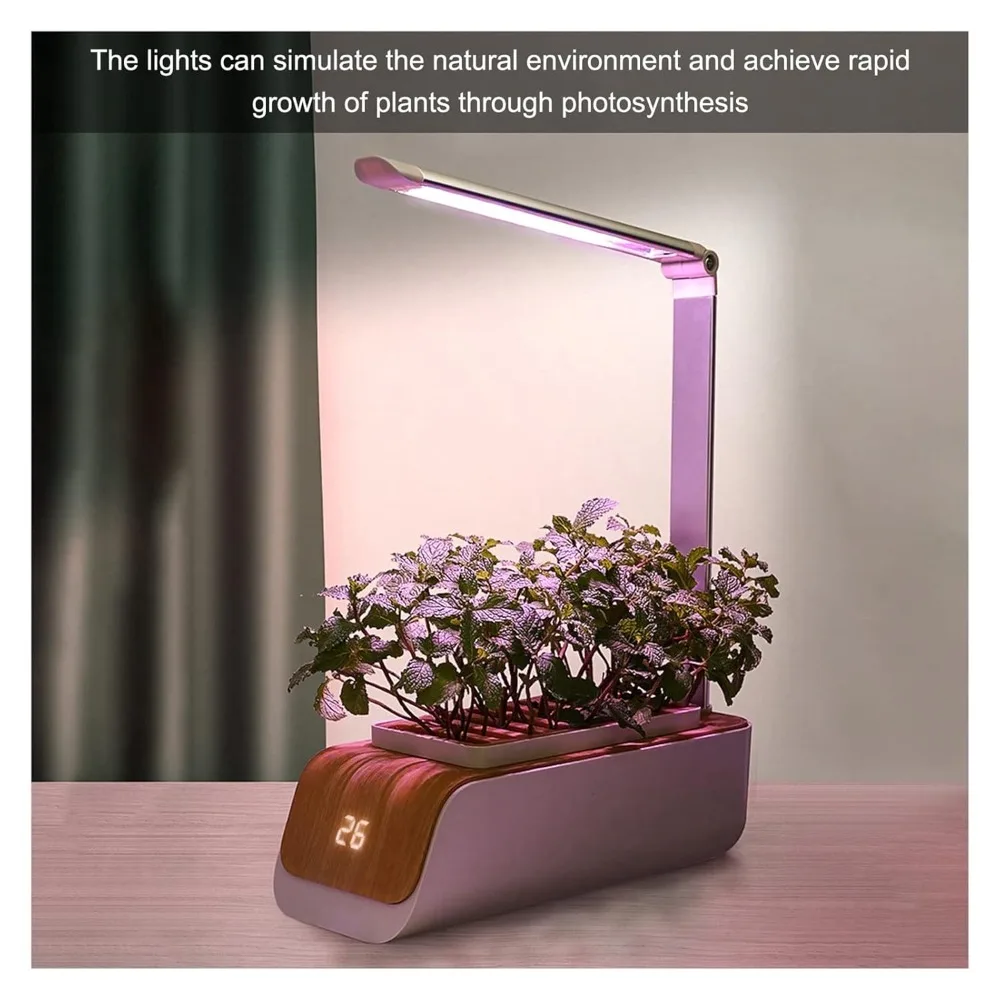 Hydroponics Growing System - Intelligent Full Spectrum Grow Light Soilless Cultivation Indoor Garden Planter Gro 4