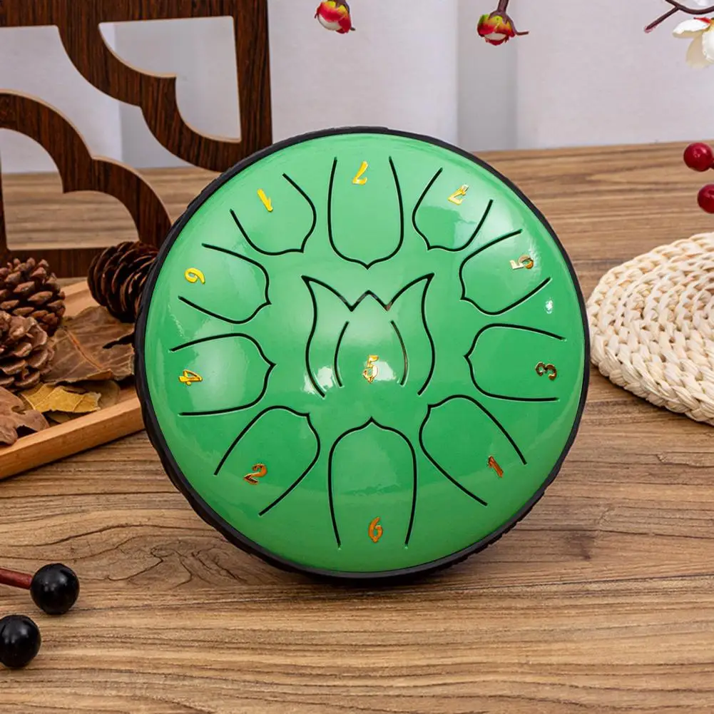 Rain Drum Handpan Drum with Mallets & Stickers