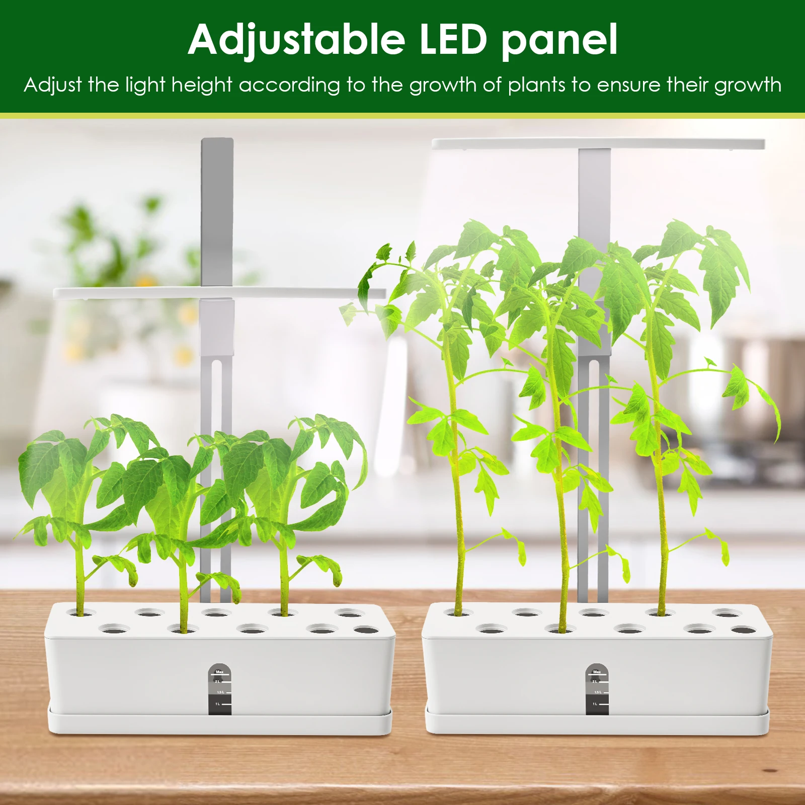 Hydroponics Growing System Led Light Soilless Smart Planting Machine 4