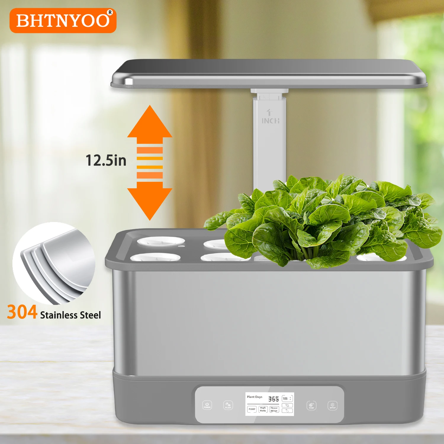 Hydroponics Growing System With Wifi App, 8 Pods Soilless Planting Kit 6