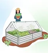 Raised Garden Bed With Crop Cage Plant Protection Net Tent And Shade Cloth Kit 3