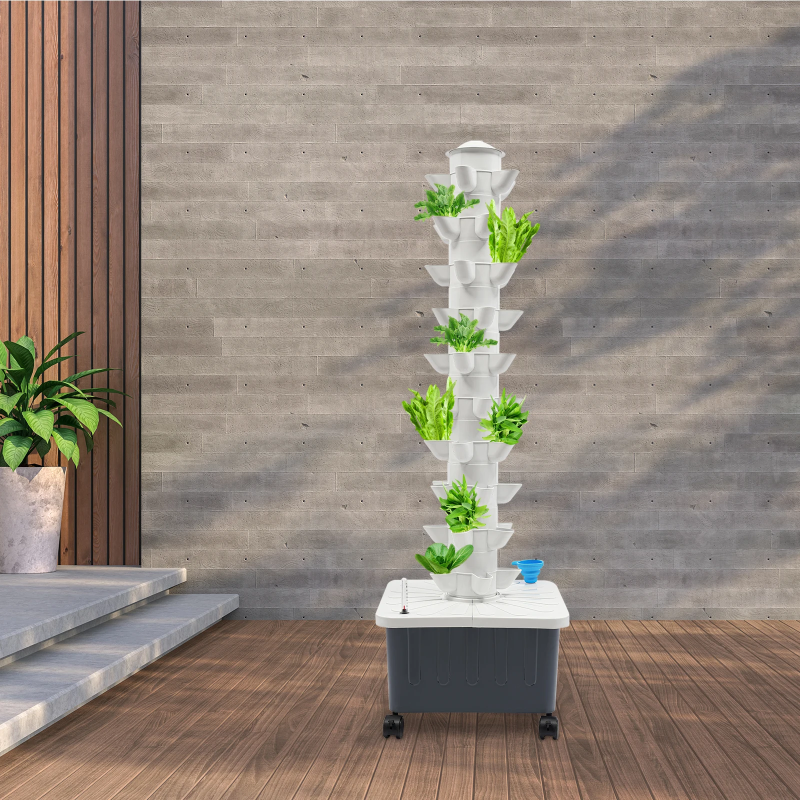 Hydroponic Growing Tower - 50 Holes Vertical Vegetable Plant Tower 3