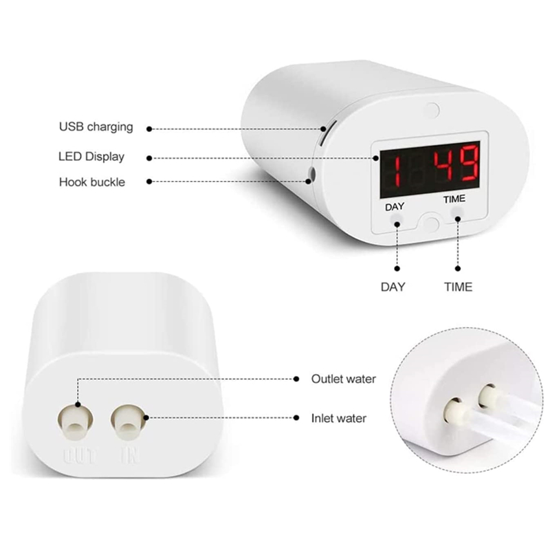 Automatic Watering Pump Controller - Plant Flower Home Sprinkler Drip Irrigation Device Pump Timer System Garden Tool 5