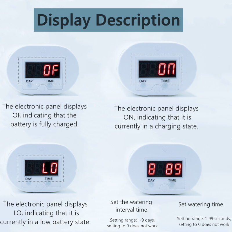 Automatic Watering Pump Controller - Plant Flower Home Sprinkler Drip Irrigation Device Pump Timer System Garden Tool 4
