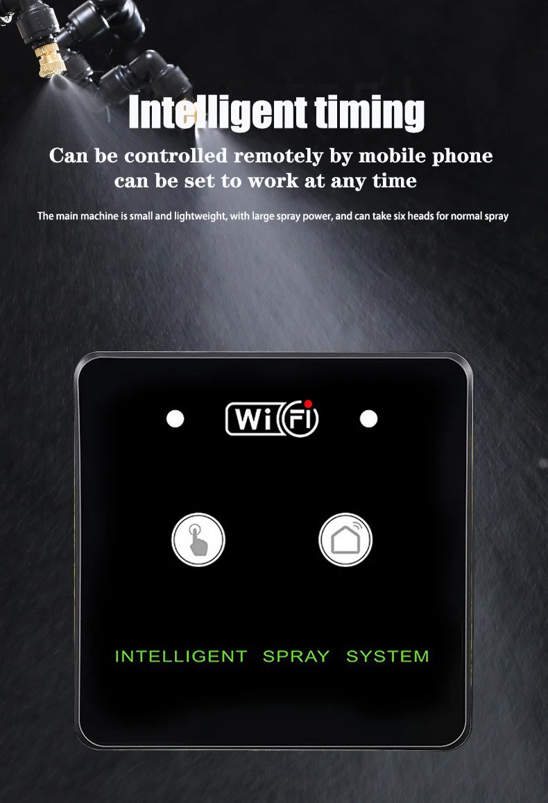 Automatic Mist Rainforest Sprayer Wifi Control 5