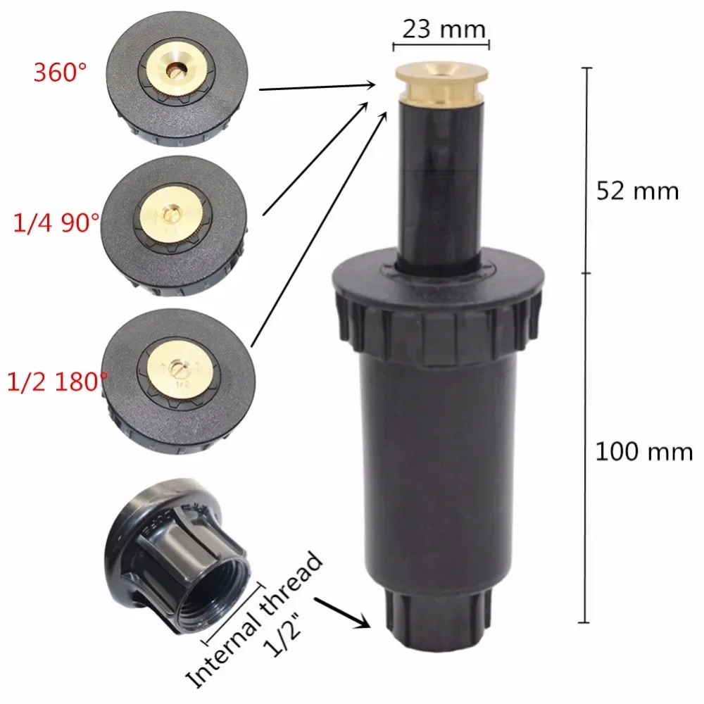 360 Degree Automatic Sprinkler Pop Up Sprinklers 4