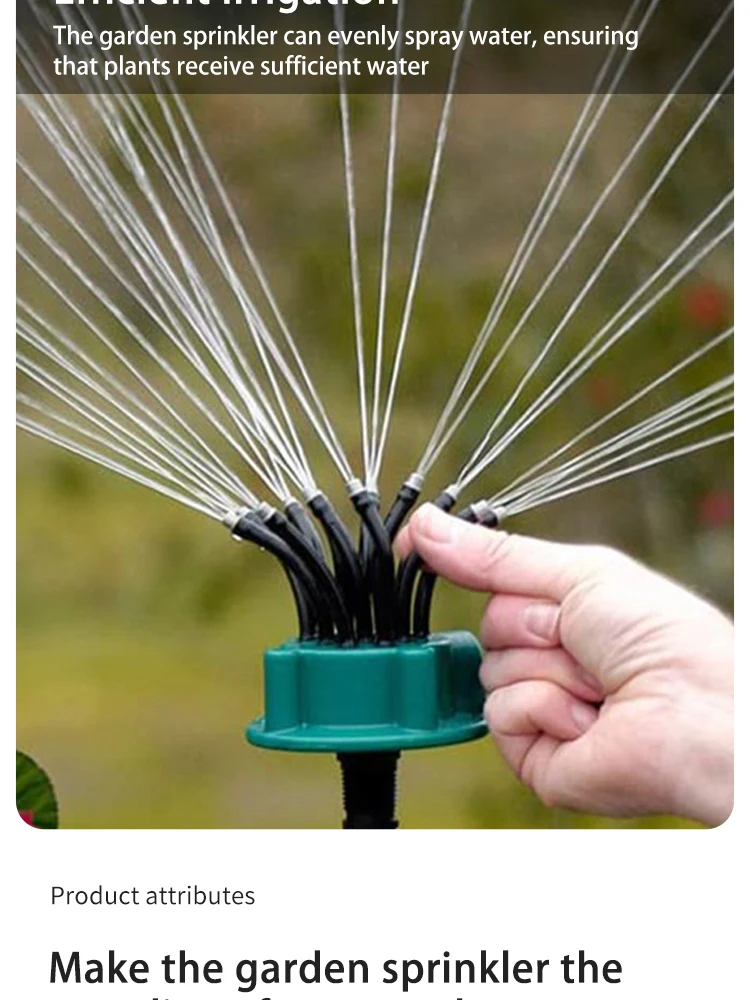 Automatic Garden Sprinklers 360 Degree Rotation System 3