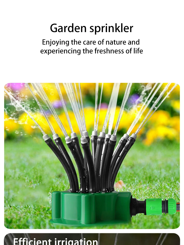 Automatic Garden Sprinklers 360 Degree Rotation System 2