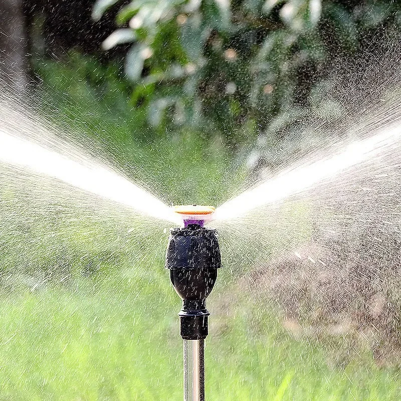 Automatic Rotating Sprinkler Stainless Steel Tripod Set 6