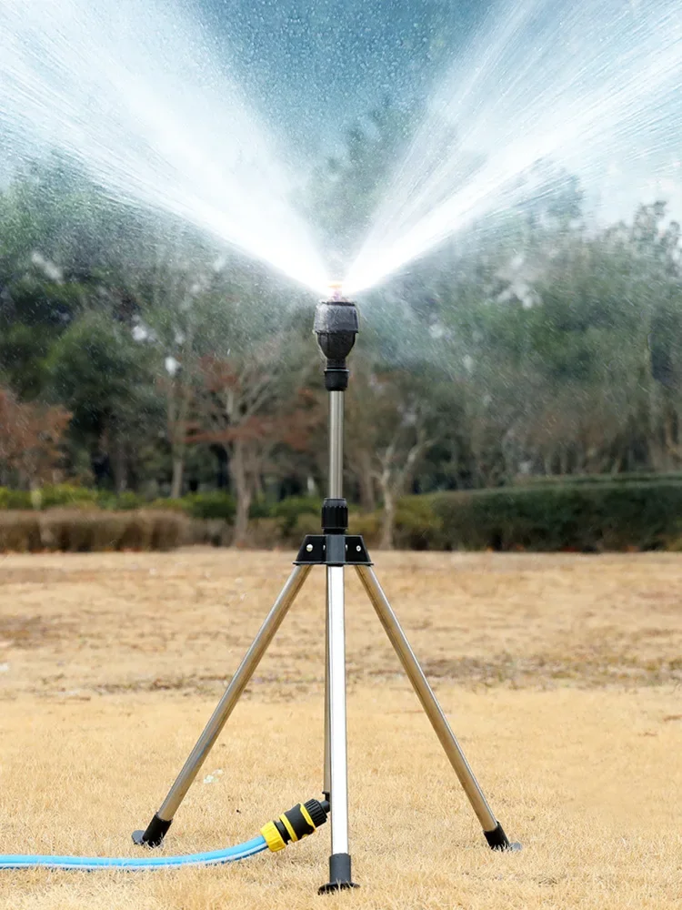Automatic Rotating Sprinkler Stainless Steel Tripod Set 8