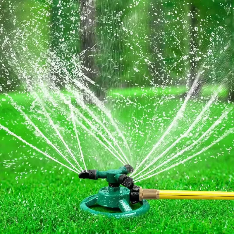 Rotating Sprinkler Nozzle 360° Auto-Rotating Sprinkler Nozzle Garden Sprinkler- Adjustable Spray Patterns For Lawn/Agricultural Irrigation Water-Saving 5