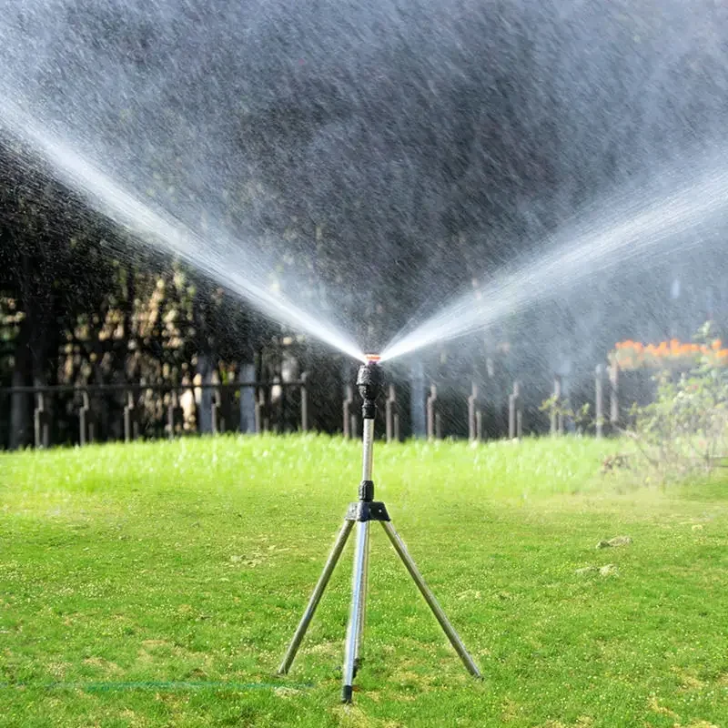 Automatic Rotating Sprinkler Stainless Steel Tripod Set 5