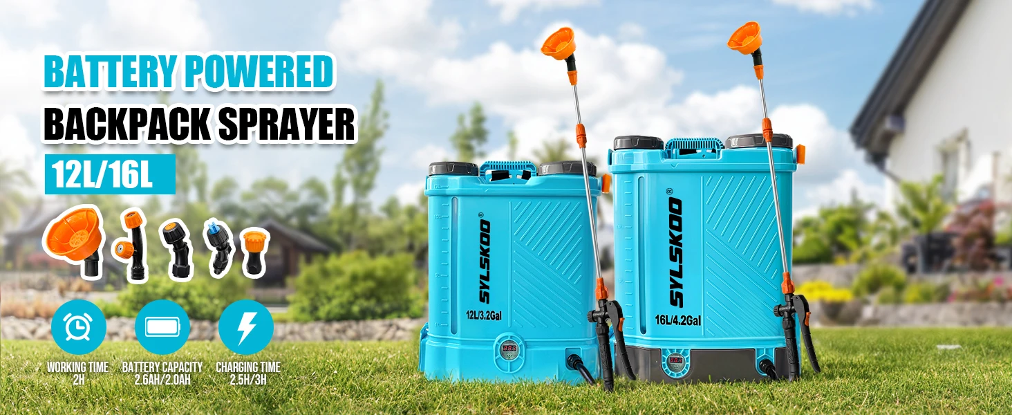 Backpack Hydroseeding Sprayer 3.2 Gallon 2