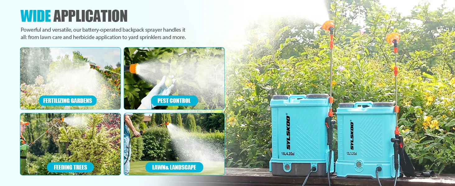 Backpack Hydroseeding Sprayer 3.2 Gallon 7