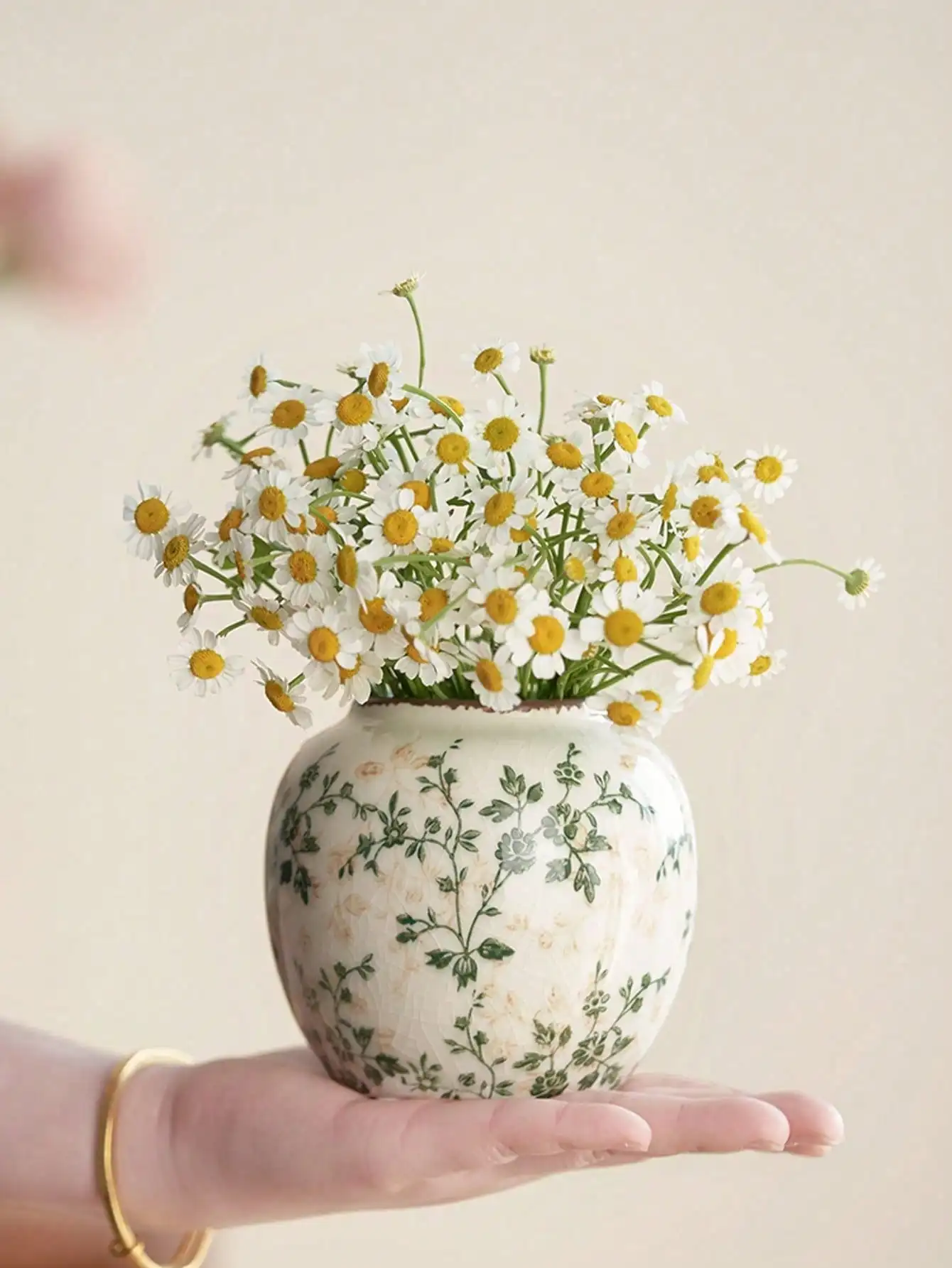 Dried Flower Display Vase - Handmade Ceramic Art 5